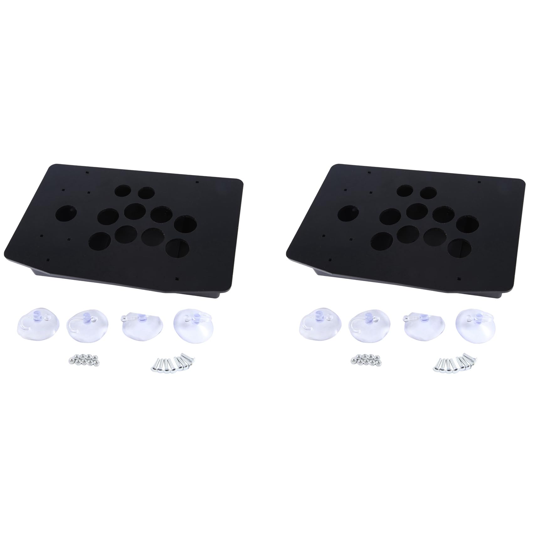 2X la del Pannello Acrilico per Joystick Arcade per Macchine da Gioco Arcade DIY Può Essere Installata Con Il Pulsante del Joystick per Videogiochi Retrò