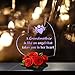 Giftgarden 7 Color LED Cake Topper Grandma Gift for Grandmother, Heart-shaped LED Stuff with Beautiful Red Roses Base, Mothers Day Gifts Idea for Grandmoms Valentines Day Christmas Birthday