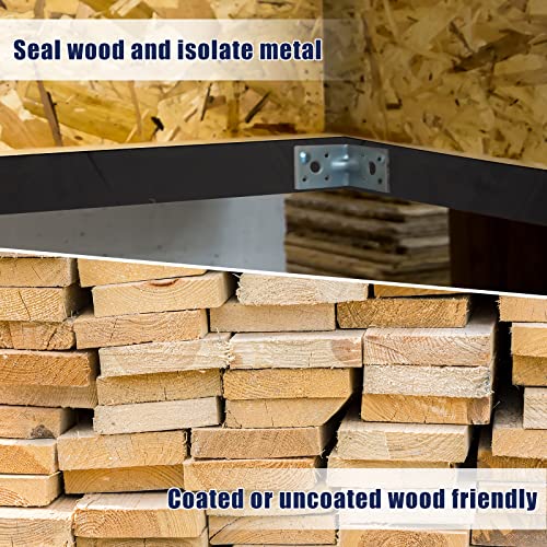 Paulinn Deck Joist Tape For Decking 4" X 50', Butyl Deck Joist Flashing Tape For Protecting Joist Deck Beams Wood, Waterproof, 1 Pack #TOP1