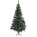 Goplus Artificial Christmas Tree Xmas Pine Tree with Solid Metal Legs Perfect for Indoor and Outdoor Holiday Decoration (5 Feet, Green)