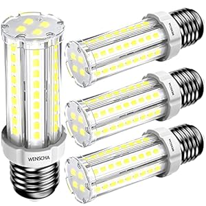 LED Light Bulb 150W Equivalent 1200 Lumen 6500K Daylight White 10W LED Corn E26/E27 Light Bulb Non-dimmable Ceiling Fan Bulb for Home,Garage,Indoor,High Brightness ( Daylight White, Equivalent 150W )
