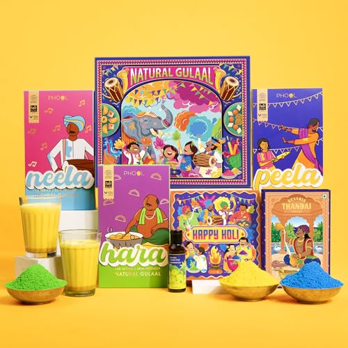 Phool Rang Utsav Natural Gulaal Collection - 3 Vibrant Colors of ...