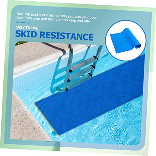 Cubierta Protectora para Escalera de Piscina STOBAZA Azul miniatura 2