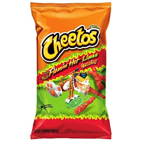 9oz Cheetos Flamin Hot Limon Crunchy (Flaming Hot Lime), Pack of 2 Cover