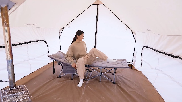 Amazon.co.jp: KingCamp 折りたたみベッド 簡易ベッド キャンプ