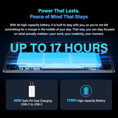 Image of GEEKOM GeekBook X16 Pro Laptop, 16 inch 2.5K IPS, 2.8 lb Ultra-Light Notebook
