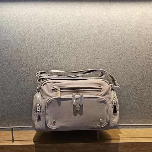 Bolso Tote cruzado para mujer con múltiples bolsillos miniatura 2
