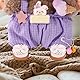 Lyreh 2 Paar Mini-Puppenschuhe für 17 cm Große Puppen, Kawaii Mode Puppenschuhe aus Leder und Plüsch Süßes Spielzeug Outfit Zubehör (Schwarz, Weiß)