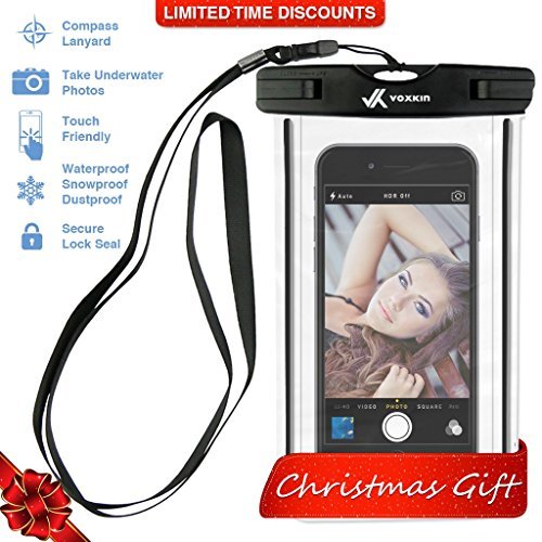 PREMIUM Universal Waterproof Case with LANYARD Best Water Proof,  Dustproof, Shockproof Pouch Bag for iPhone X Plus 6S Plus 5S Samsung