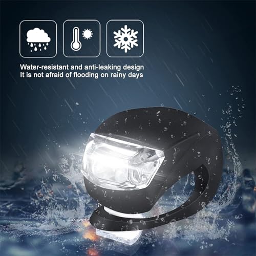 8 Stück LED Kinderwagen Beleuchtung, Silikon Kinderwagen Lichter Wasserfest, Sicherheitslicht Set Mit 3 Lichtfunktionen, Klippbare Tragbare Warnlichter Für Joggen Rucksack Camping Hundegeschirr
