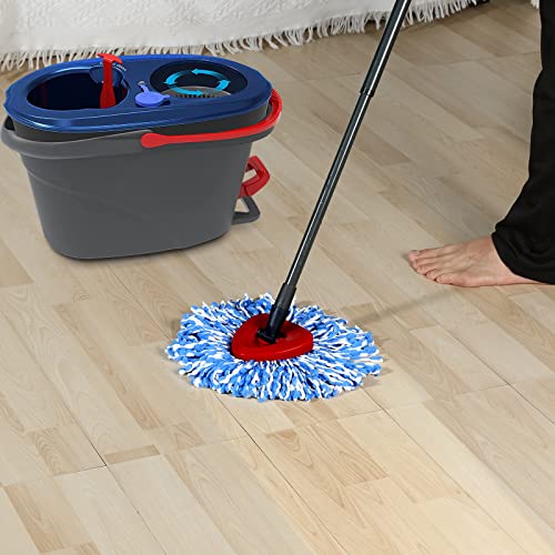[3 Pack] Mop Replace Heads Compatible With O Cedar Spin Mop 2-Tank System, 4.33 Inches Core Spin Mop Refill Heads Replacements, Easy To Replace, Microfiber #TOP3