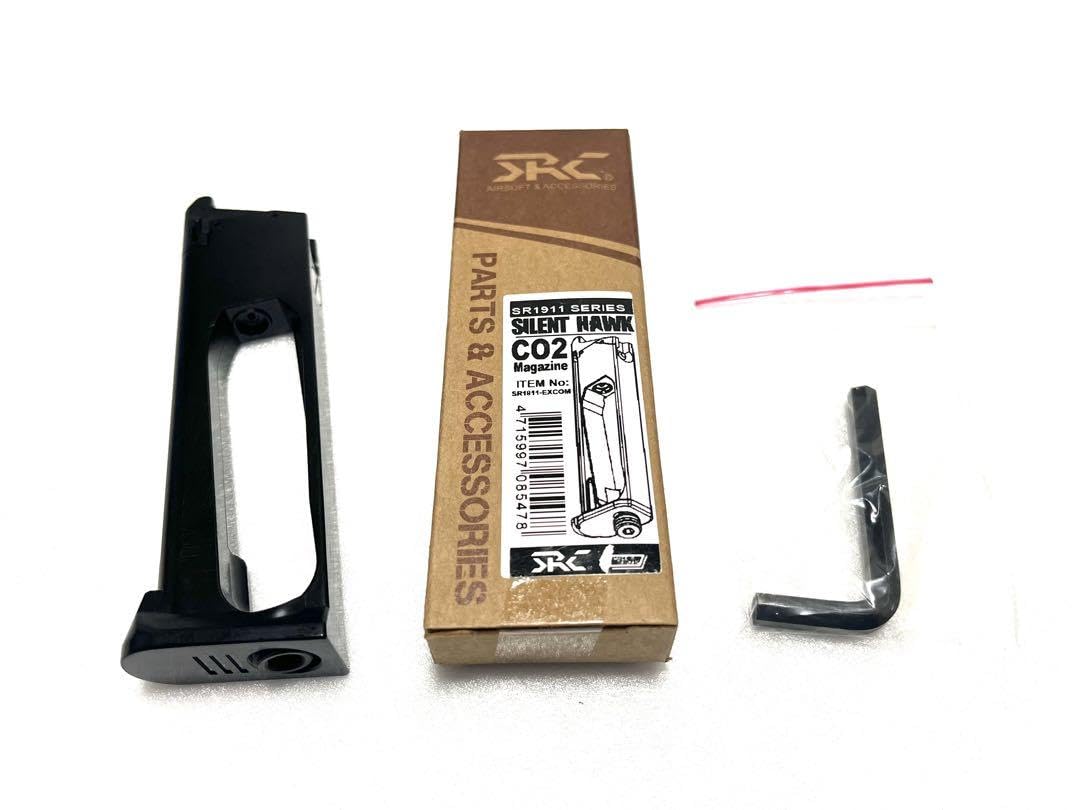 SRC SR1911 M1911 ガバメントCO2 スペアマガジン 2本セット Amazon.co.jp: SRC SR1911 M1911 ガバメントCO2 スペアマガジン