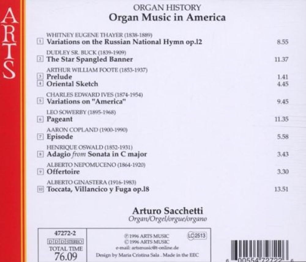 Organ History - Organ Music in America