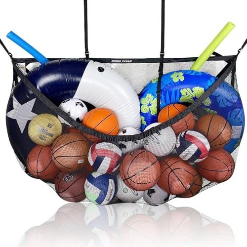 FairyPeach Bolsa Almacenamiento Piscina, Bolsa Almacenamiento Juguetes Arena, RedJuguetes Flotantes Piscina, Red de Almacenamiento Plegables, Red Grande Guardar Juguetes Flotantes
