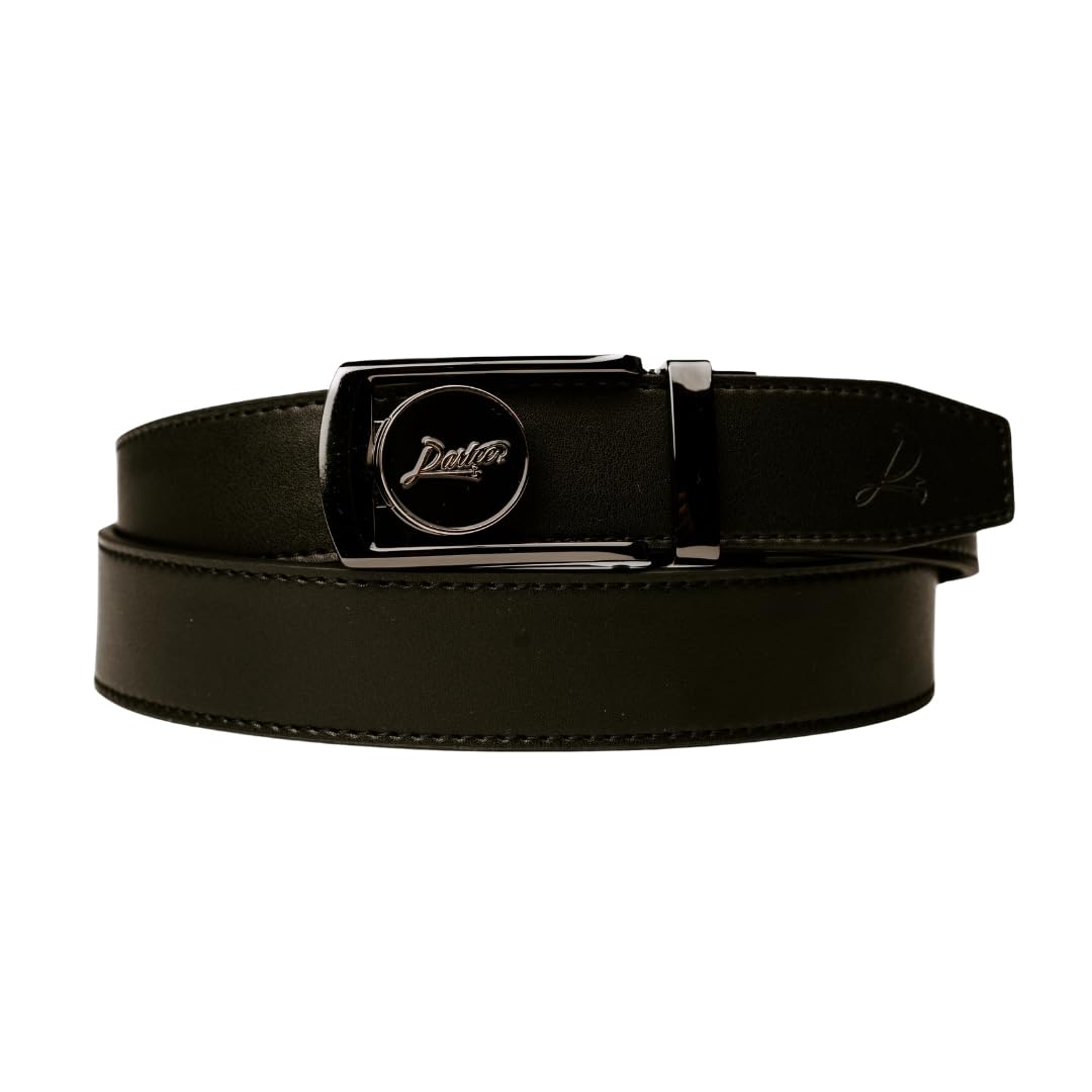 Dartee Golf Belt Rain Check Collection – Storm Shadow Black