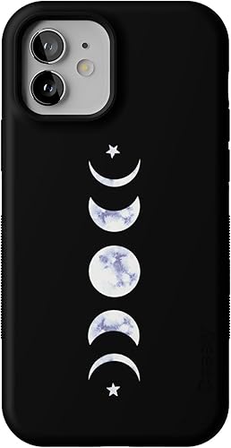 Vista 107 de Casely Funda para iPhone 12/12 Pro Compatible con MagSafe Funda de mármol negro