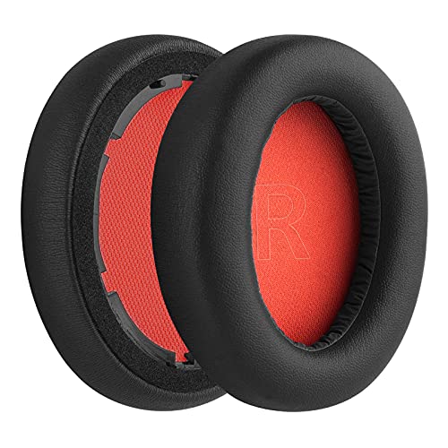 Almohadillas de Repuesto para Auriculares Geekria Compatibles con Anker Soundcore Life Q10, Life Q10BT, Life 2 NEO BT, Almohadillas (Negro/Rojo) miniatura 2