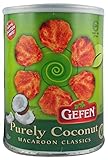 Gefen Coconut Macaroons, 10 Ounce (2 Pack) | Resealable Canister, Certified Gluten Free, Kosher for Passover
