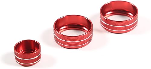 Miniatura 4 de PIUGILH Cubierta de Perilla de Ajuste de Volumen de Aire Acondicionado Compatible con Corvette C6 2007-2013 Accesorios Interiores, Cubierta de