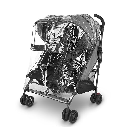 UPPAbaby G-Link and G-Link V2 Rain Shield Waterproof and Windproof Coverage Ventilated Design Quick Attachment Easy Access to Child