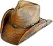 Produktbild STARS & STRIPES Strohhut Westernhut Cowboyhut »RED Rock« Gr.M