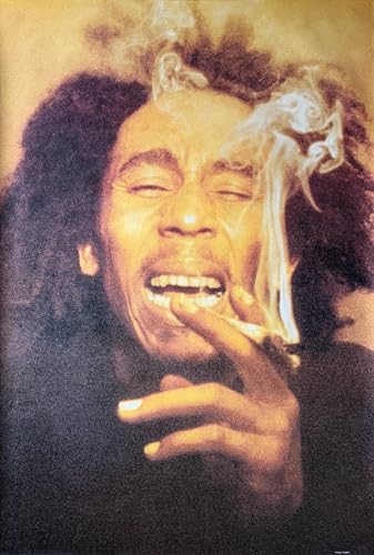 Poster Bob Marley Smoking 102X140Cm pour une décoration murale grand format