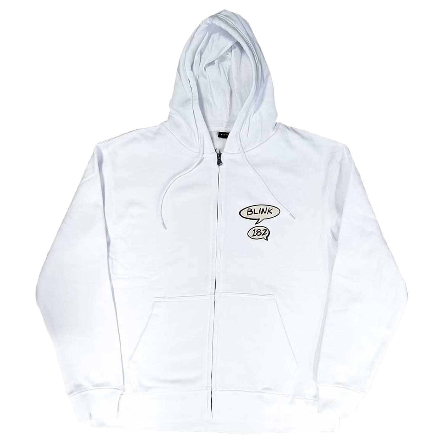 Blink-182 Hoodie Roger Rabbit Band Logo Official Unisex White Zipped L
