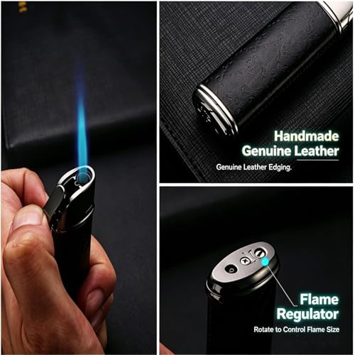 Encendedor de tres llamas recargable para camping y emergencias 7