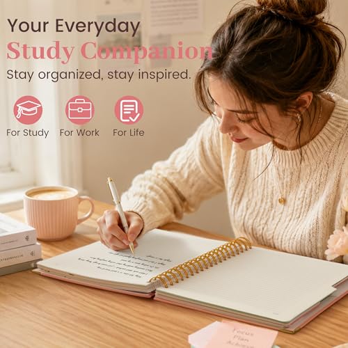 Image of Spiral Notebook, Pink