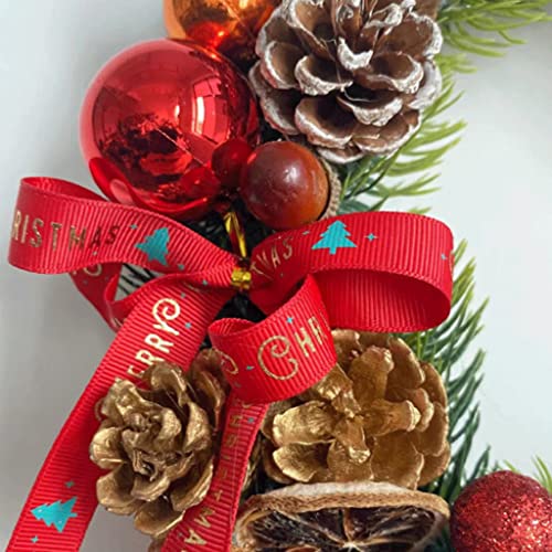 Couronne de Noël en coton réutilisable pour simplifier vos décorations