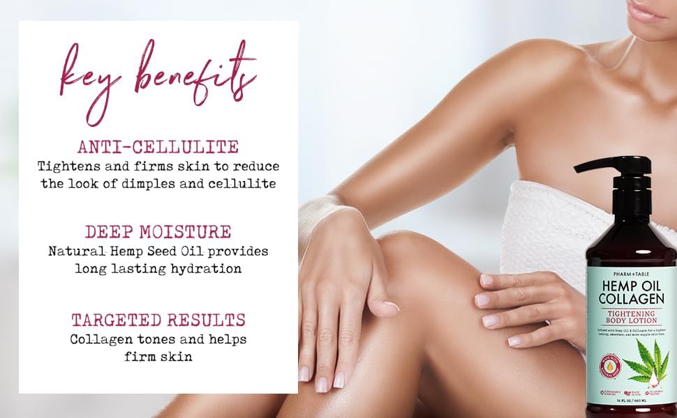 Hemp Oil Collagen Tightening Body Lotion 480ml - Image 5