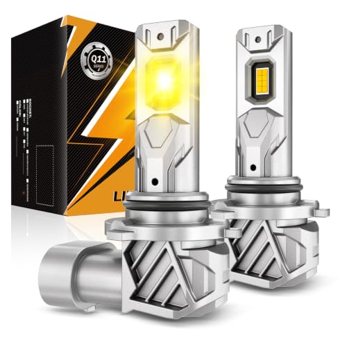 Image of Auxbeam 2026 Q11 Series 9006 Fog Lights Yellow Powersports Light 16000LM