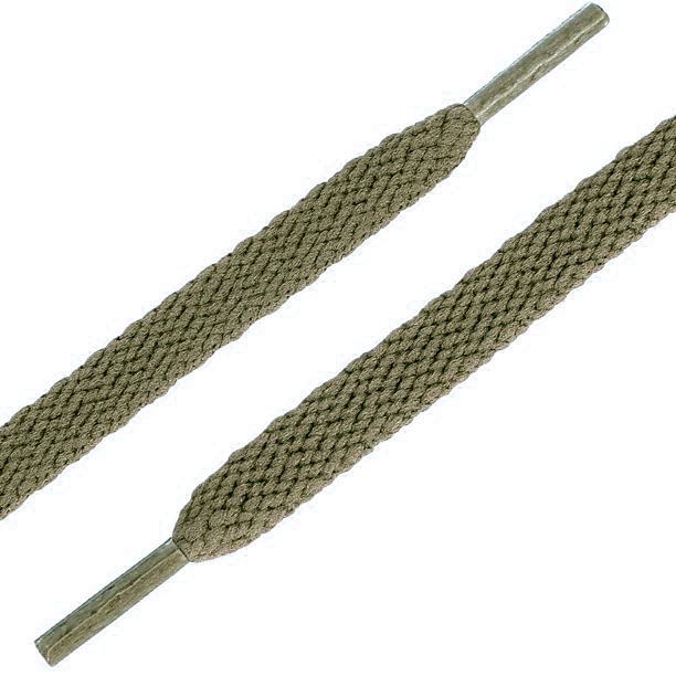 Image of 2 PAIRS Flat Shoe laces 48 Inches Wide Shoelaces for Athletic Running Sneakers Sports Shoes Boot Laces Strings (2 Pairs)