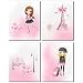 Pink Paris (8x10 - Set of Four)