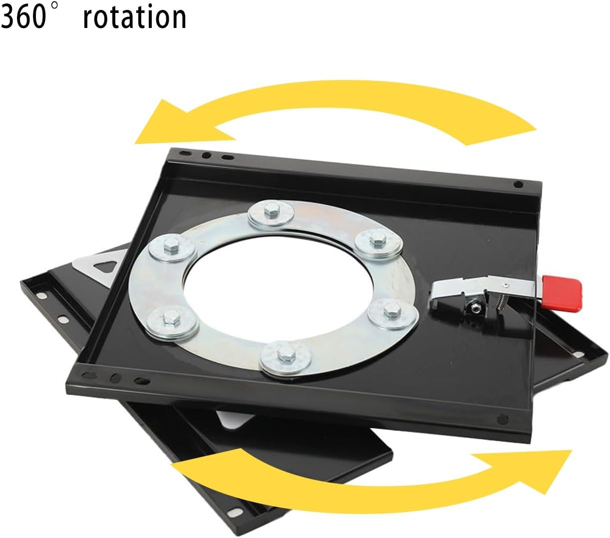 Car Swivel seat Base, 360-degree Rotating Steel car seat Turntable, Chassis Modification Accessories, Commercial Vehicle T5 T6 Passenger Side seat Swivel Base