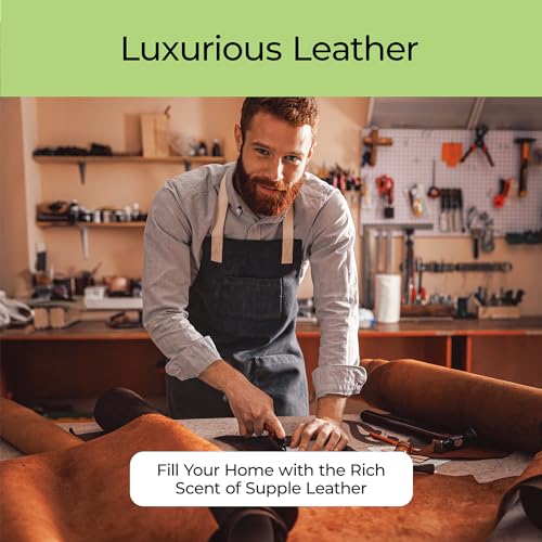 Image of Good Essential Professional Leather Fragrance Oil for Diffuser, Candle Warmer, Wax Melts - 1 fl oz, 30ml - Leather Scent Oil for Candles