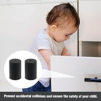 Vista 2 de Fundas para manijas de puerta, 2 protectores de silicona de seguridad para manija de puerta, protector de perilla de puerta más grueso, cubierta