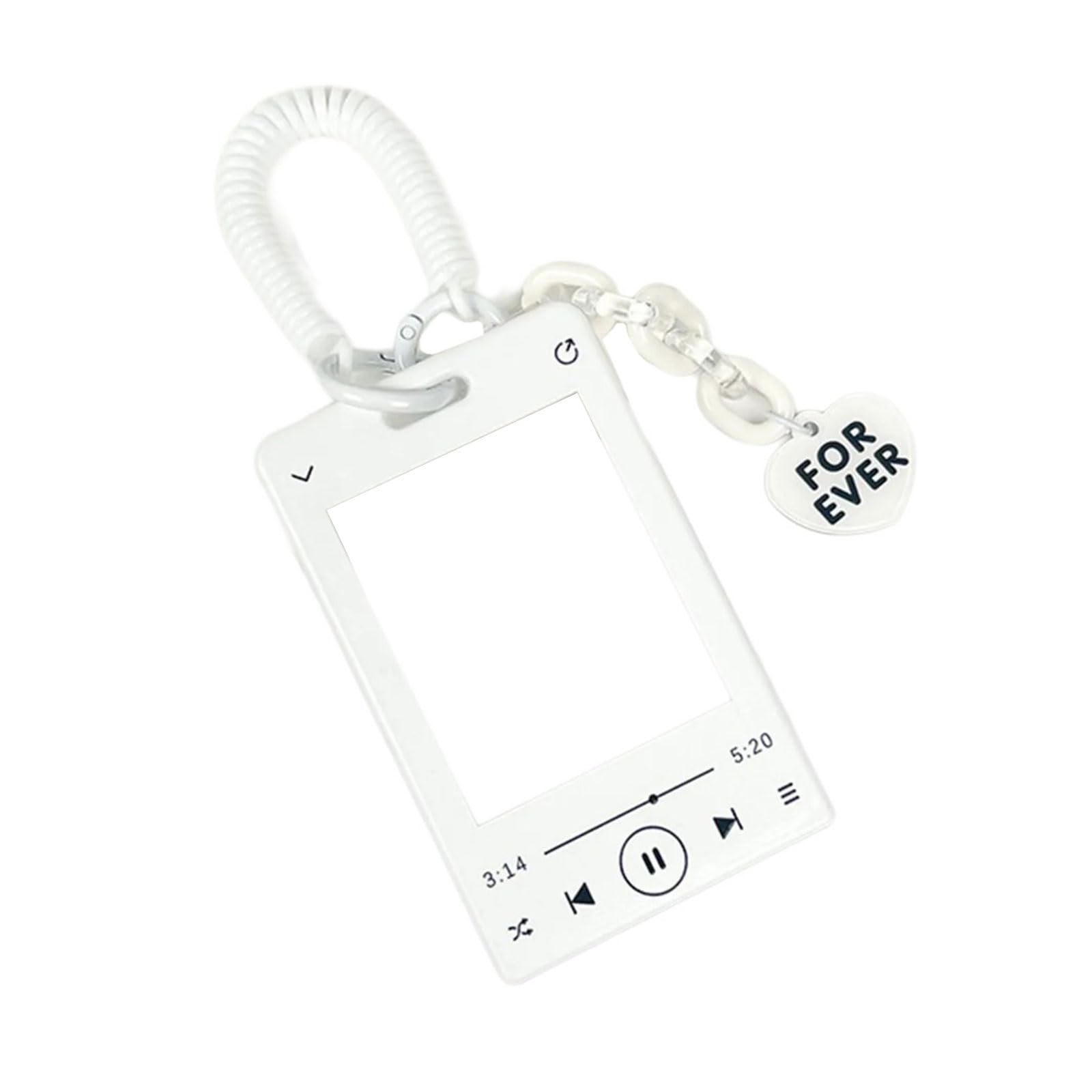 Maxtonser Photocard Holder with Pendant Keychain Bus Card Protector Music Player Theme Card Holder Credit Card Sleeve Covers
