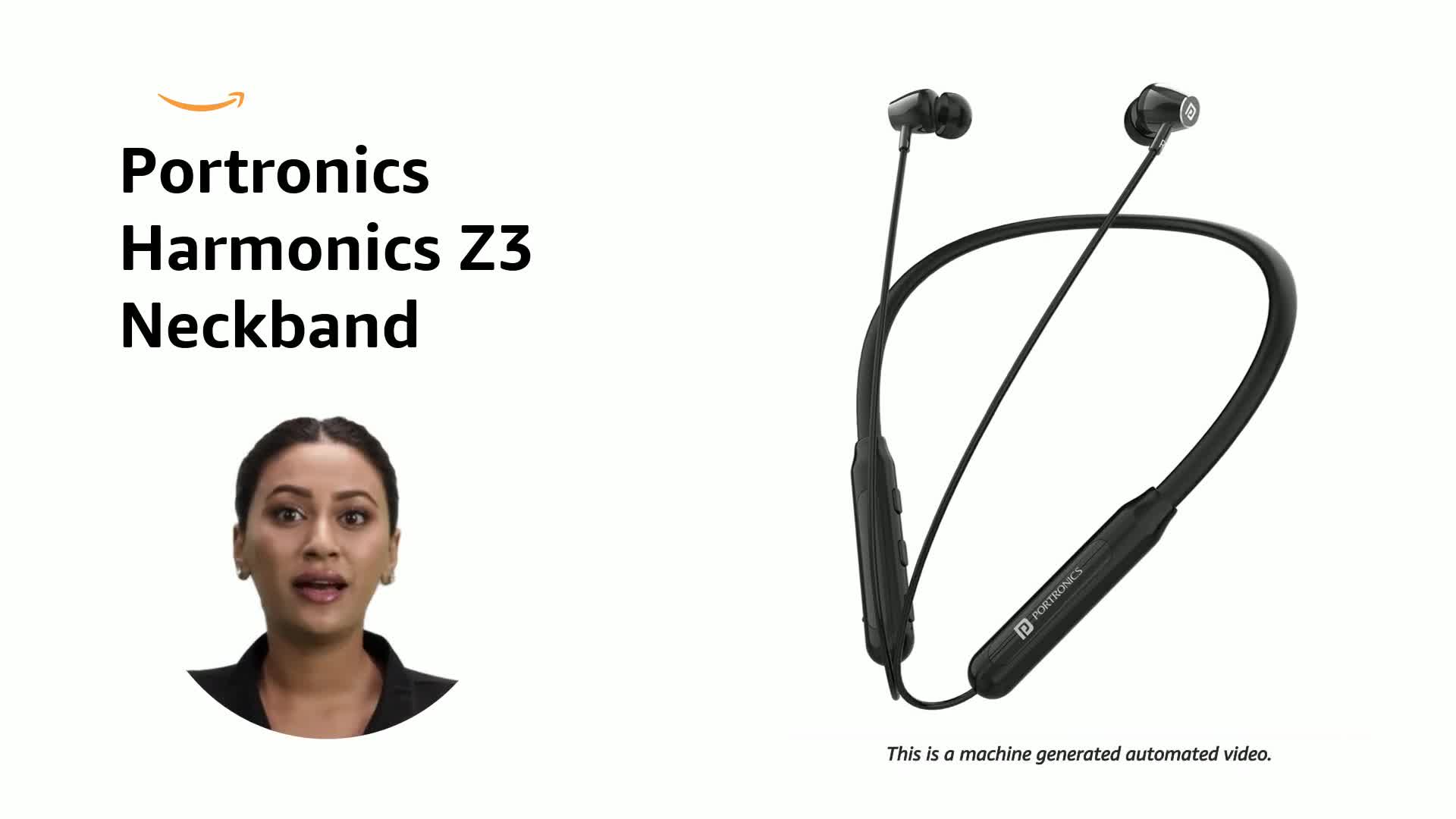 Portronics Harmonics Z3 Wireless Bluetooth 5.3 Neckband in Ear