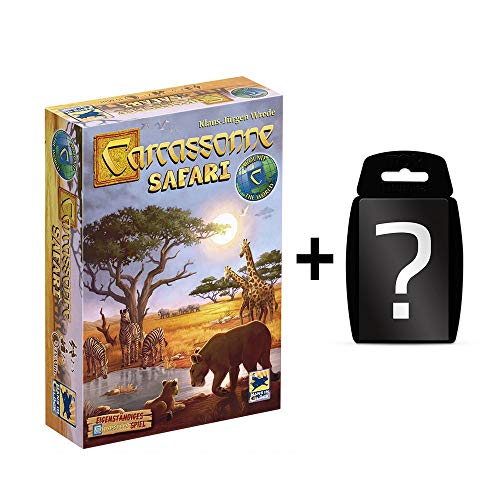 Preisvergleich Produktbild Carcassonne - Safari - Brettspiel / DEUTSCH / Set inkl. Kartenspiel