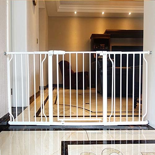 Pet Playpens Walk Through Safety Gates Auto Close Pet Gate for Stairs Door Hallway Staircase-Balusters/98-109.9Cm