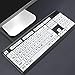 Large Print Computer Keyboard, 104 Keys USB Wired Computer Keyboard Visually Impaired Individuals Wired Keyboard for Senior Citizens in Low and Dim Lighted Areas(Black)