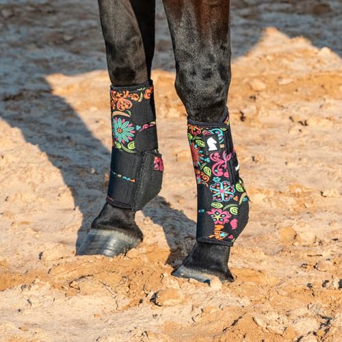 Image of Classic Equine Legacy2 Support Boots, Front and Hind