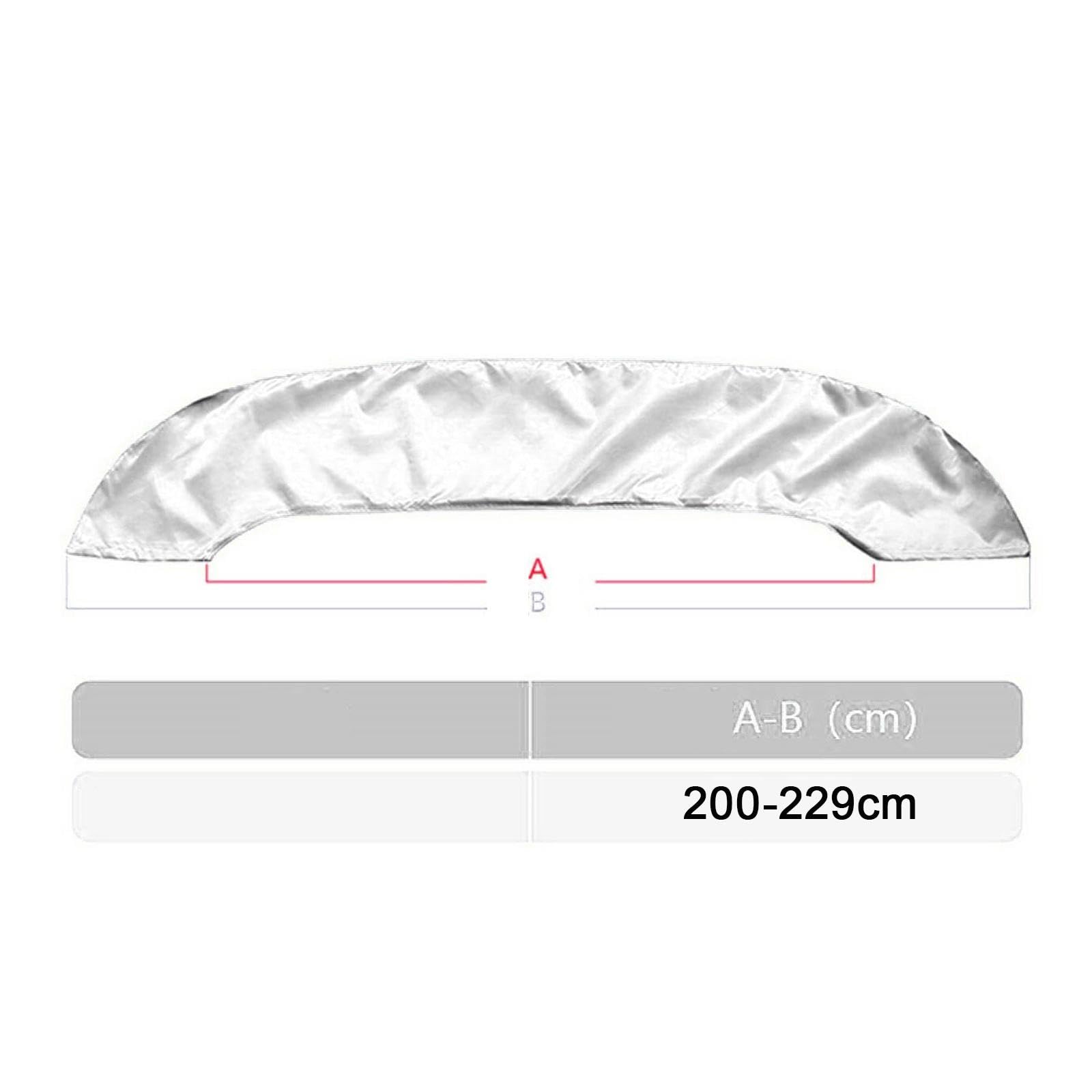 Bimini Top Boot Cover Bimini Top Cover Impermeable Barco Cubierta Durable Heavy Duty 600D Transpirable sin Marco Cubierta de Nieve de Invierno, 4BOW 79 a 90W