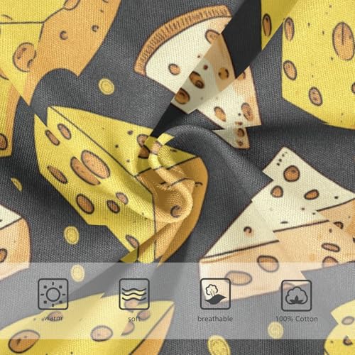 Wusikd Cheese Boys' Underwear Cotton Boys Briefs Soft Toddler Underwear 2T3