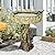SKYFIRE 24.4” H Fibre Reinforced Concrete Outdoor Garden Bird Bath with Birds, Woodland Tree Trunk Decoration Yard Statue?Pedestal Birdbaths for Outdoors, Garden, Patio, Lawn, Backyard