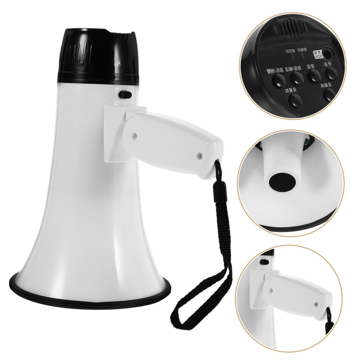 WOONEKY 1 Juego altoparlante Altavoz para Eventos Deportivos megáfono de porristas bocina Altavoces portátiles megáfono para niños Altavoz para animar Deportes Mano Trompeta generador Rojo