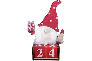 Small Christmas Countdown Blocks: Festive Desk Calendar for Holiday Cheer