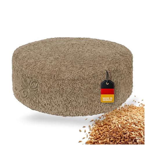 OMNANA® Cushy™ Meditationskissen rund – Sitzkissen...