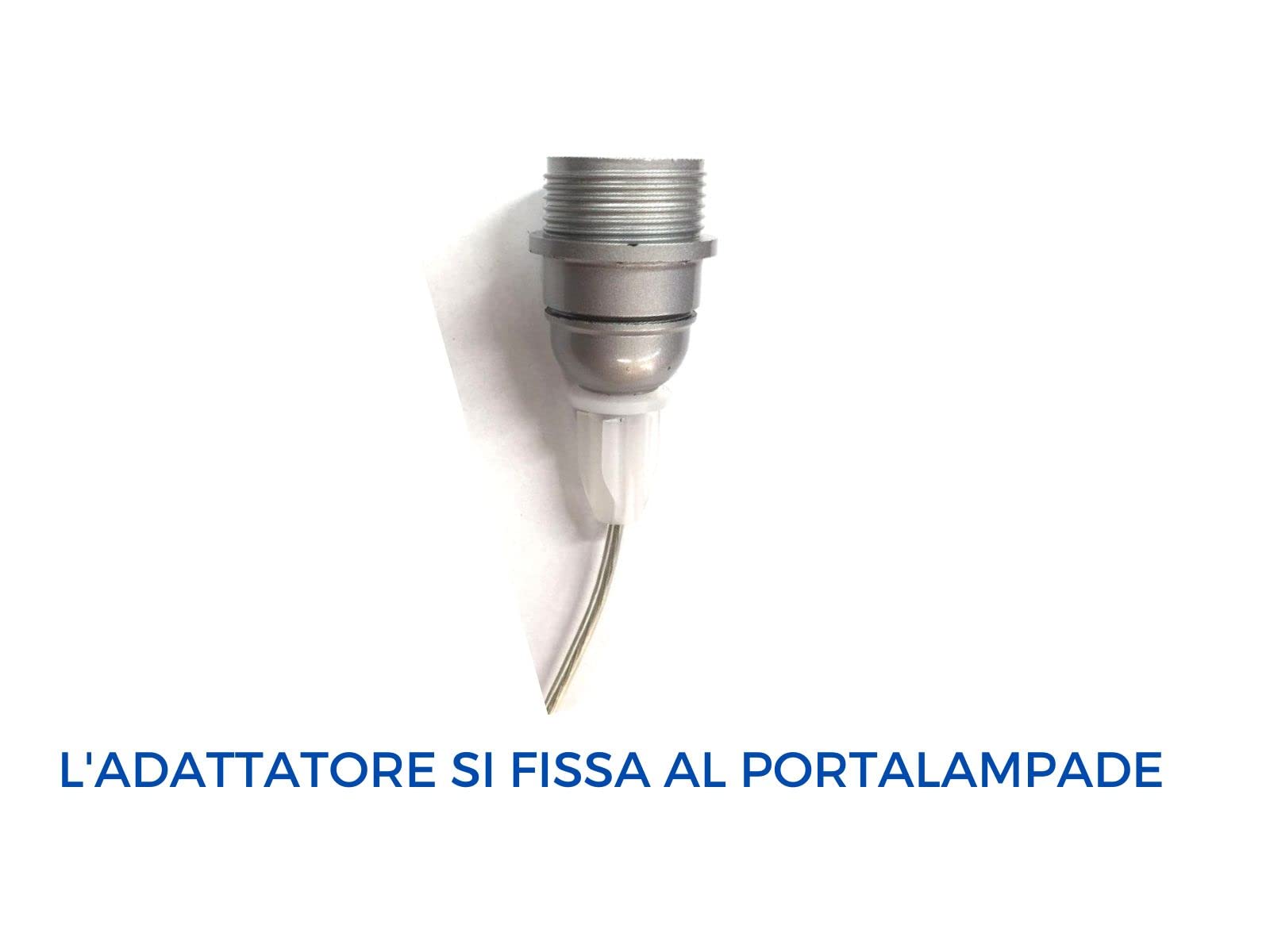 Kit da 6 adattatori per collo di bottiglia completo di 6 barre filettate M10 da 40mm